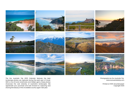 Our Australia Trip 2026 Calendar