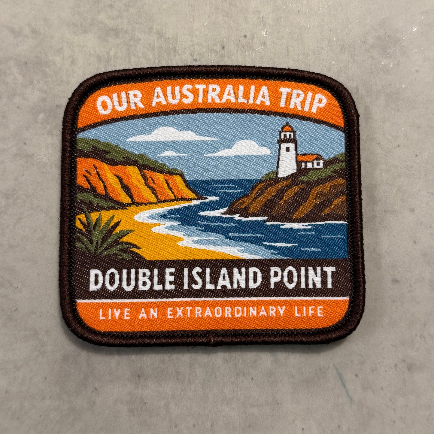 OAT Double Island Point Woven Velcro Patch