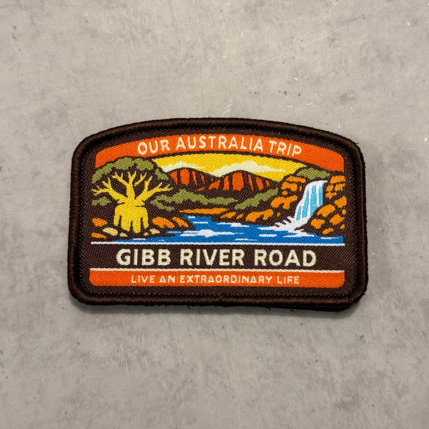 OAT Gibb River Road Woven Velcro Patch